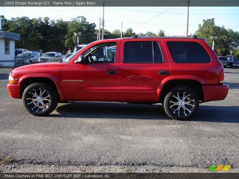 Flame Red / Agate Black 2000 Dodge Durango SLT