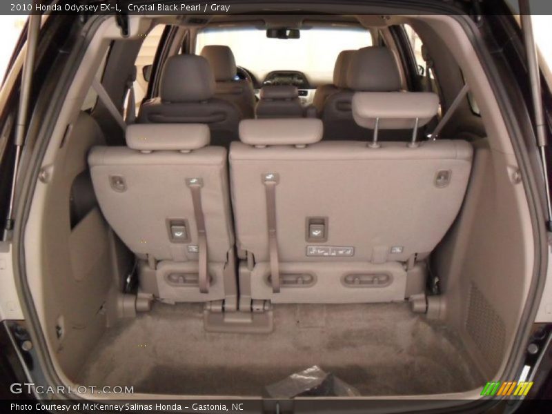 Crystal Black Pearl / Gray 2010 Honda Odyssey EX-L