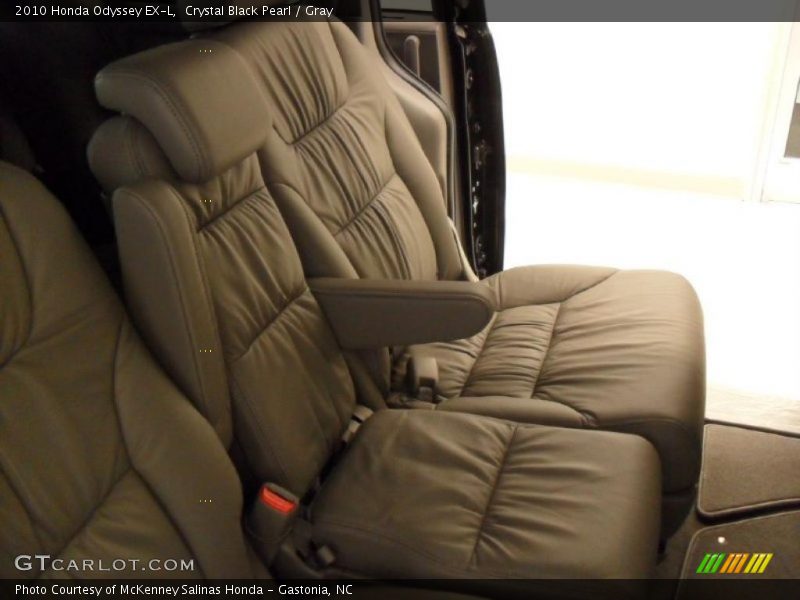 Crystal Black Pearl / Gray 2010 Honda Odyssey EX-L