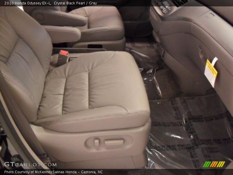 Crystal Black Pearl / Gray 2010 Honda Odyssey EX-L