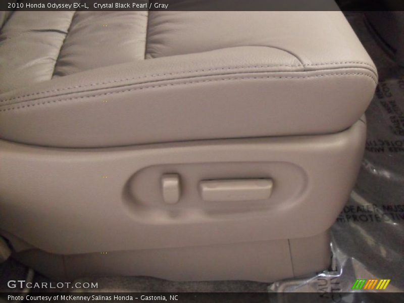 Crystal Black Pearl / Gray 2010 Honda Odyssey EX-L