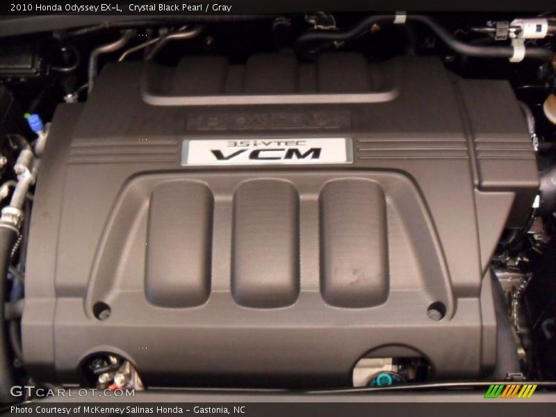 Crystal Black Pearl / Gray 2010 Honda Odyssey EX-L