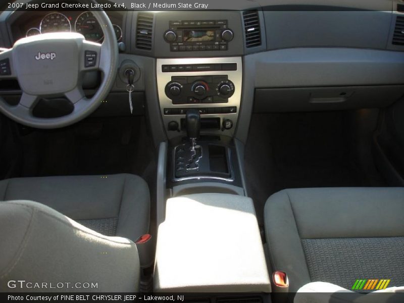 Black / Medium Slate Gray 2007 Jeep Grand Cherokee Laredo 4x4
