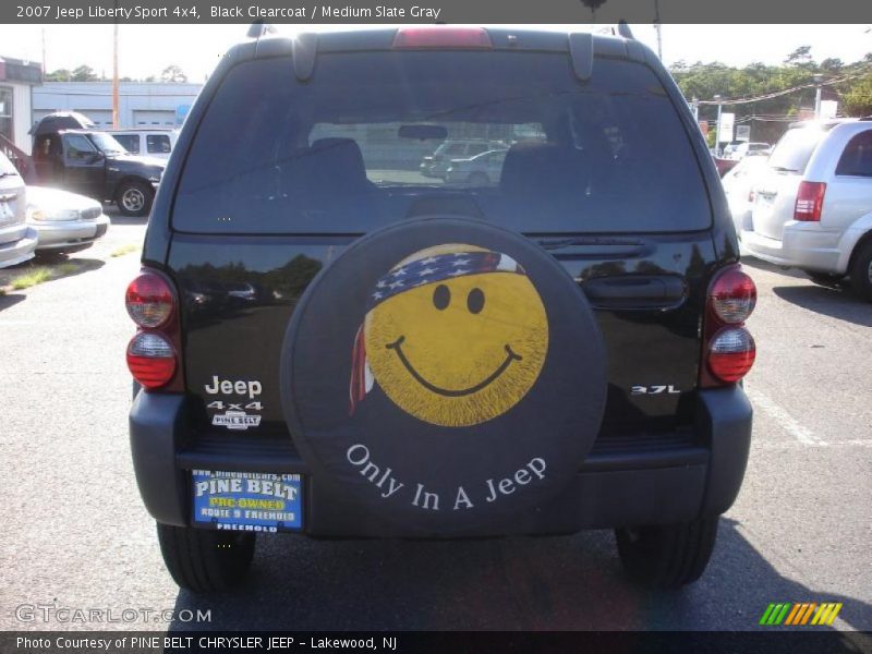Black Clearcoat / Medium Slate Gray 2007 Jeep Liberty Sport 4x4