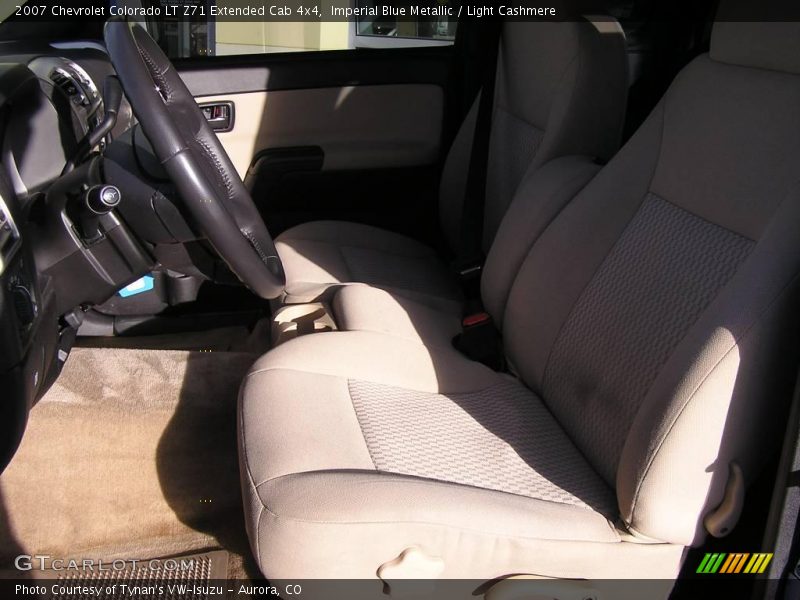Imperial Blue Metallic / Light Cashmere 2007 Chevrolet Colorado LT Z71 Extended Cab 4x4