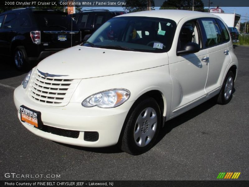 Cool Vanilla White / Pastel Slate Gray 2008 Chrysler PT Cruiser LX