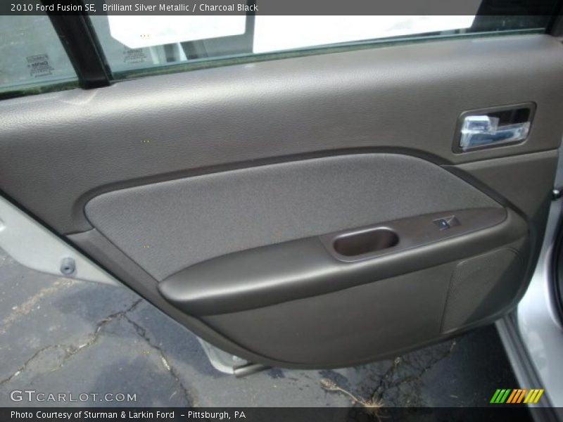 Brilliant Silver Metallic / Charcoal Black 2010 Ford Fusion SE