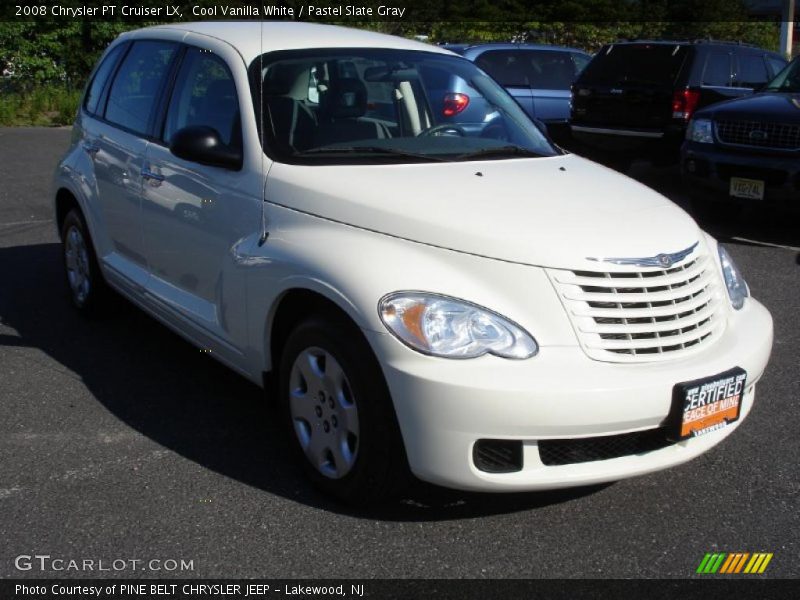 Cool Vanilla White / Pastel Slate Gray 2008 Chrysler PT Cruiser LX