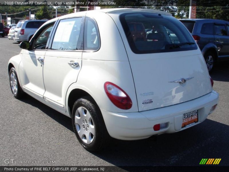 Cool Vanilla White / Pastel Slate Gray 2008 Chrysler PT Cruiser LX