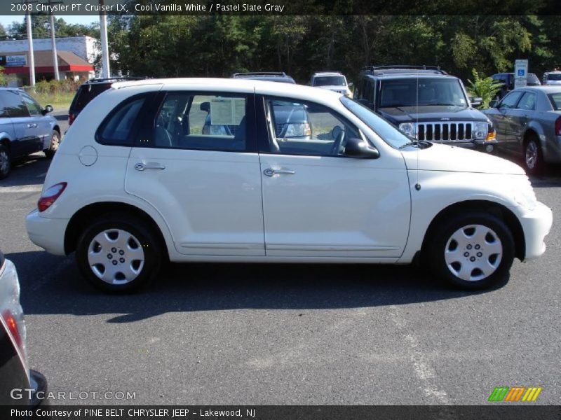 Cool Vanilla White / Pastel Slate Gray 2008 Chrysler PT Cruiser LX