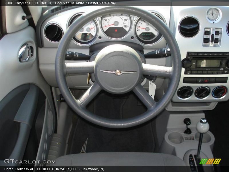 Cool Vanilla White / Pastel Slate Gray 2008 Chrysler PT Cruiser LX