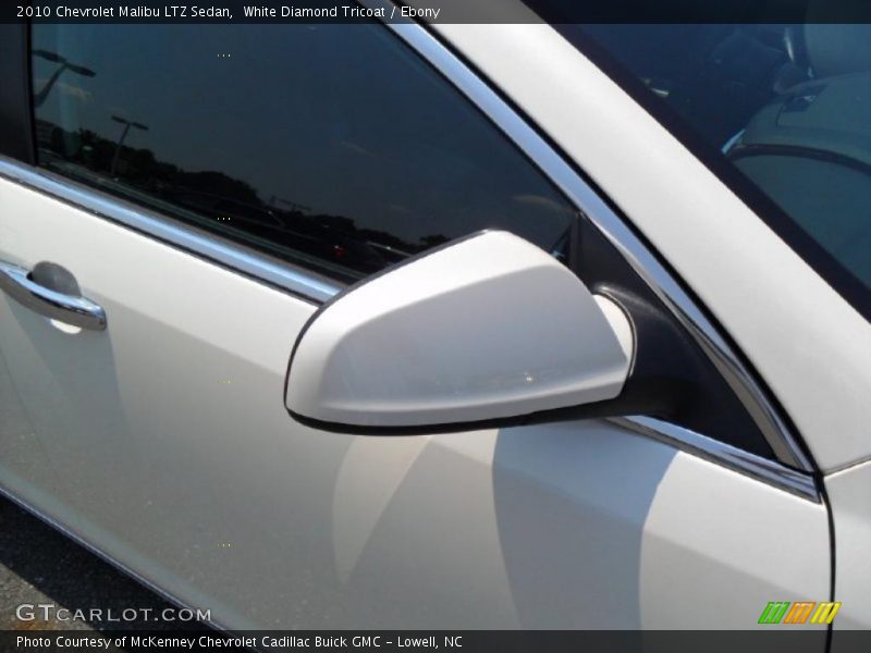 White Diamond Tricoat / Ebony 2010 Chevrolet Malibu LTZ Sedan