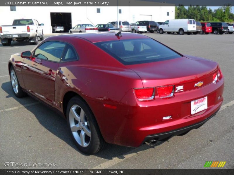 Red Jewel Metallic / Gray 2011 Chevrolet Camaro LT Coupe
