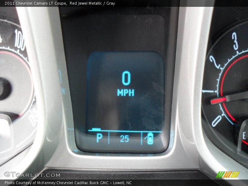 Red Jewel Metallic / Gray 2011 Chevrolet Camaro LT Coupe