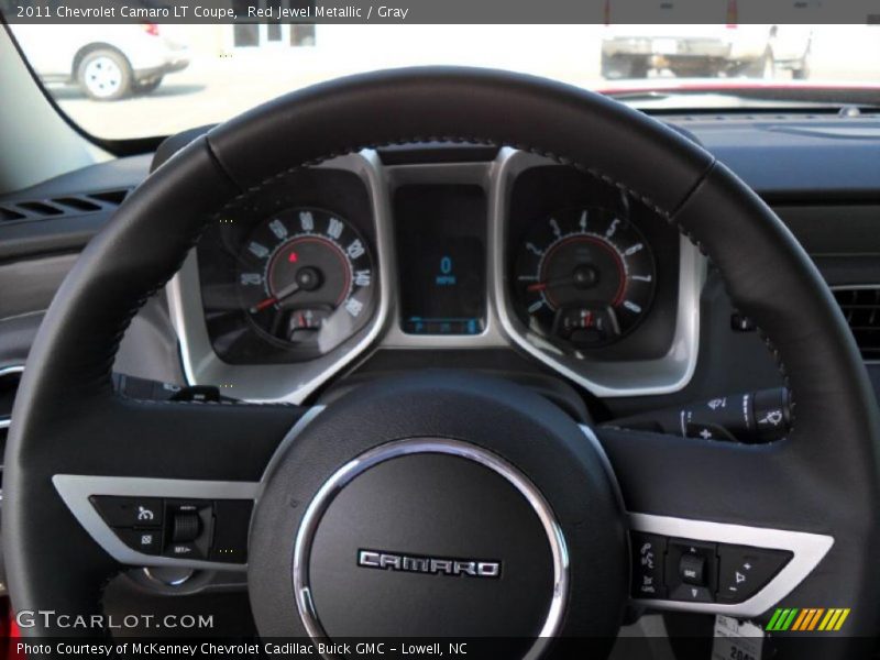 Red Jewel Metallic / Gray 2011 Chevrolet Camaro LT Coupe