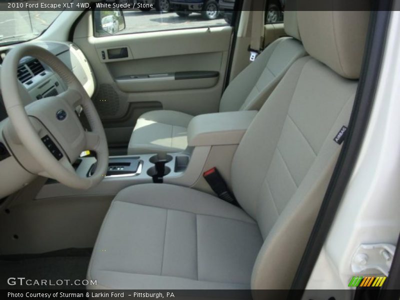 White Suede / Stone 2010 Ford Escape XLT 4WD