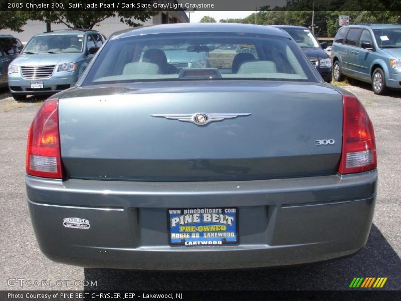 Satin Jade Pearl / Dark Slate Gray/Light Graystone 2005 Chrysler 300