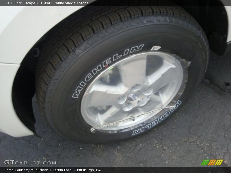 White Suede / Stone 2010 Ford Escape XLT 4WD