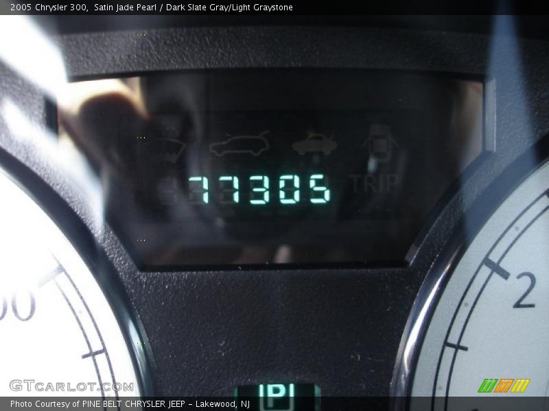 Satin Jade Pearl / Dark Slate Gray/Light Graystone 2005 Chrysler 300