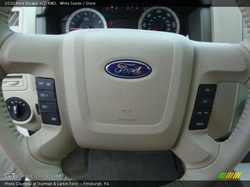 White Suede / Stone 2010 Ford Escape XLT 4WD