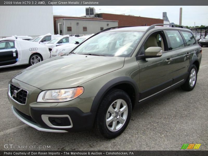 Caper Green Metallic / Sandstone 2009 Volvo XC70 3.2 AWD