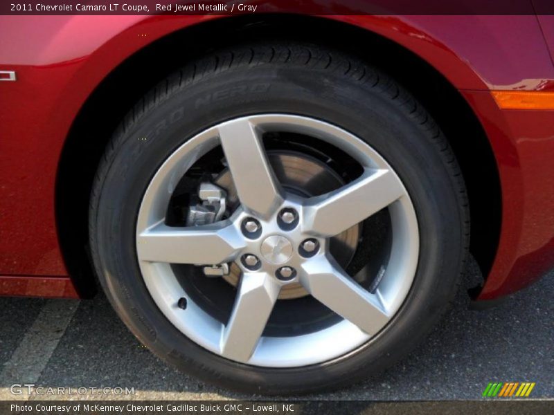 Red Jewel Metallic / Gray 2011 Chevrolet Camaro LT Coupe