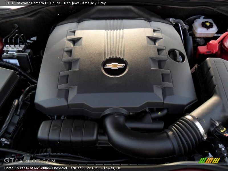 Red Jewel Metallic / Gray 2011 Chevrolet Camaro LT Coupe