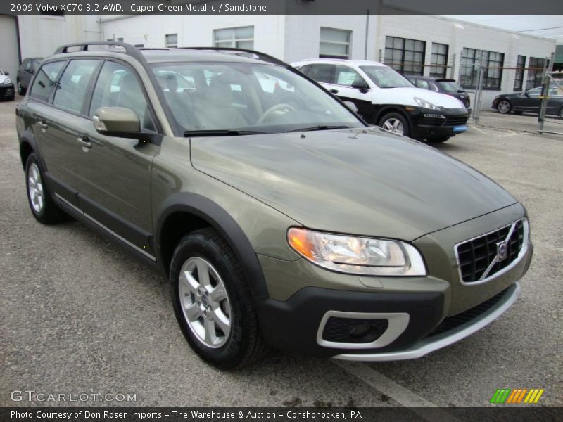 Caper Green Metallic / Sandstone 2009 Volvo XC70 3.2 AWD