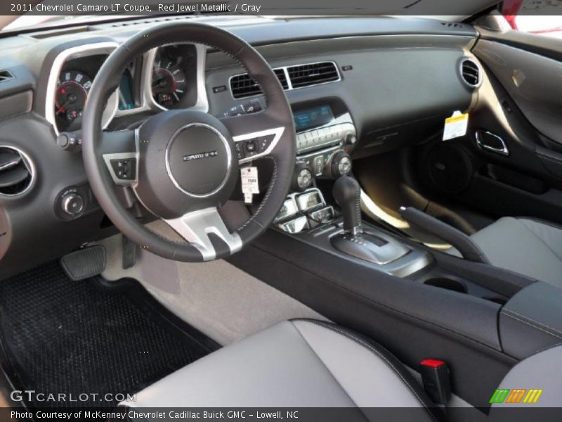 Red Jewel Metallic / Gray 2011 Chevrolet Camaro LT Coupe