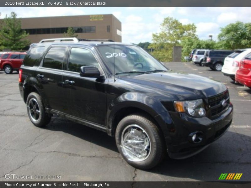 Black / Charcoal Black 2010 Ford Escape XLT V6 4WD