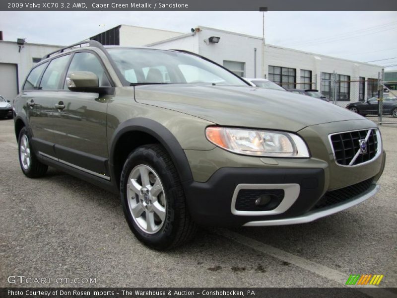 Caper Green Metallic / Sandstone 2009 Volvo XC70 3.2 AWD