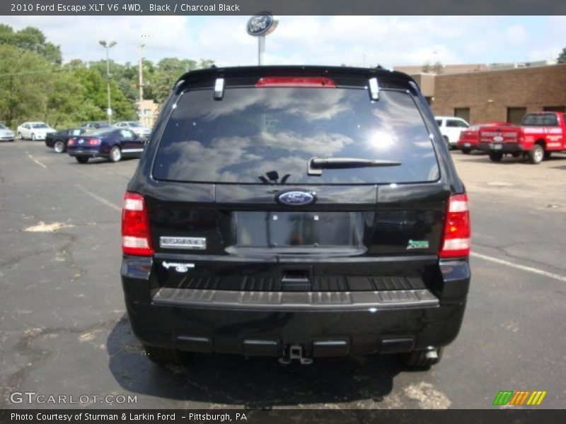 Black / Charcoal Black 2010 Ford Escape XLT V6 4WD