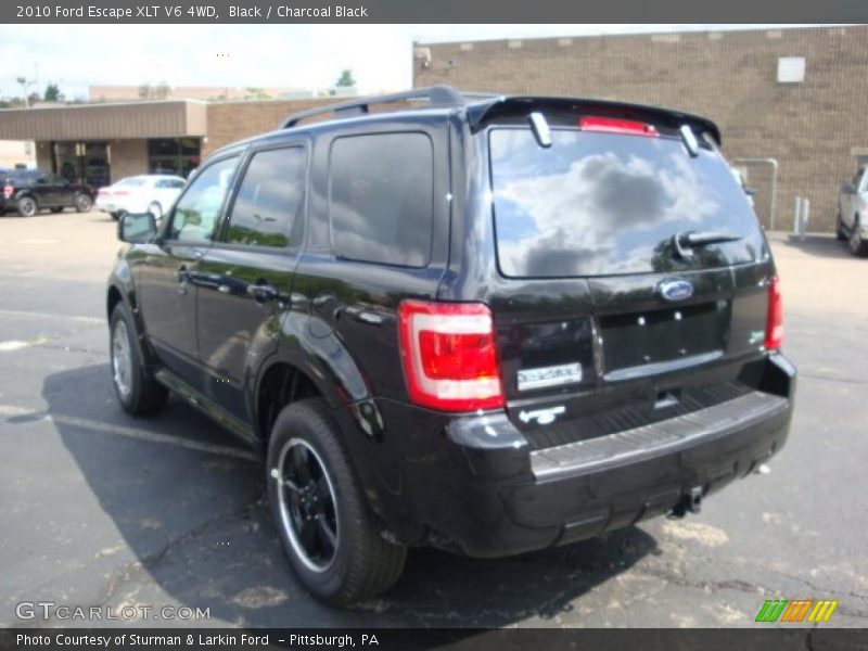 Black / Charcoal Black 2010 Ford Escape XLT V6 4WD