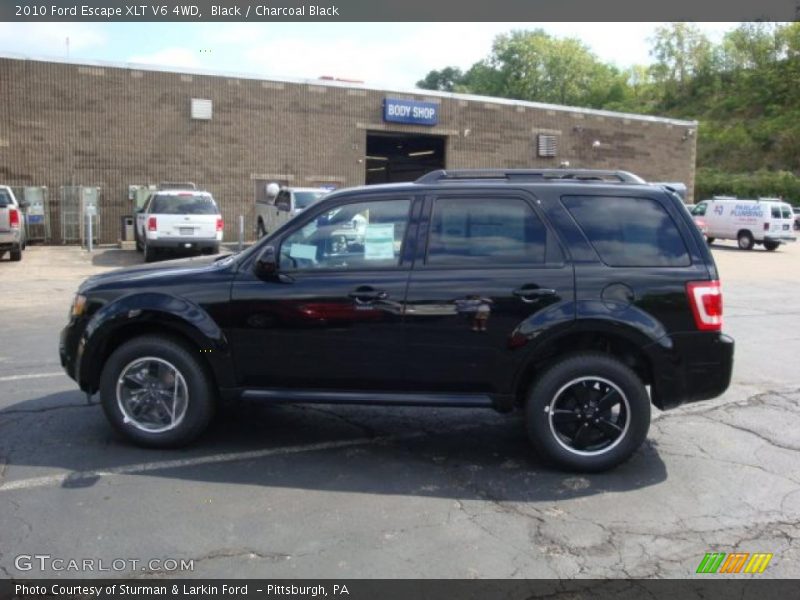 Black / Charcoal Black 2010 Ford Escape XLT V6 4WD