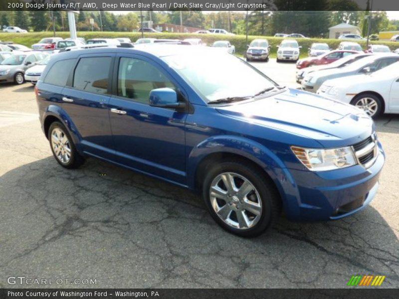 Deep Water Blue Pearl / Dark Slate Gray/Light Graystone 2009 Dodge Journey R/T AWD