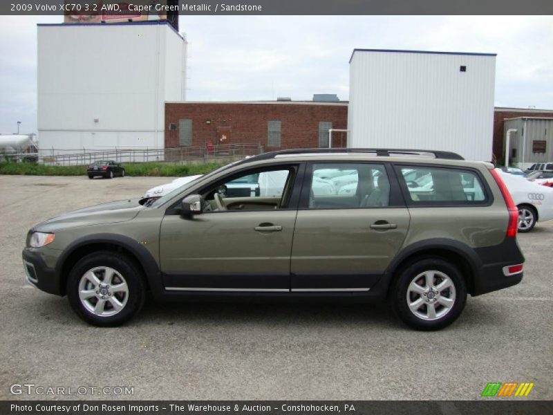 Caper Green Metallic / Sandstone 2009 Volvo XC70 3.2 AWD