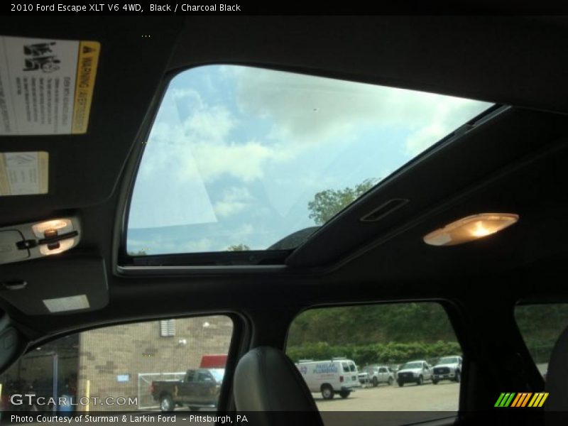 Black / Charcoal Black 2010 Ford Escape XLT V6 4WD