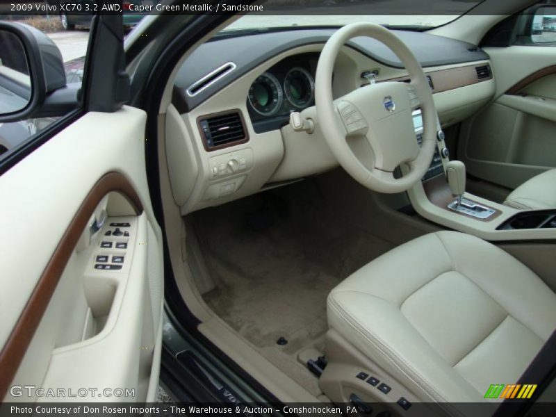 Caper Green Metallic / Sandstone 2009 Volvo XC70 3.2 AWD