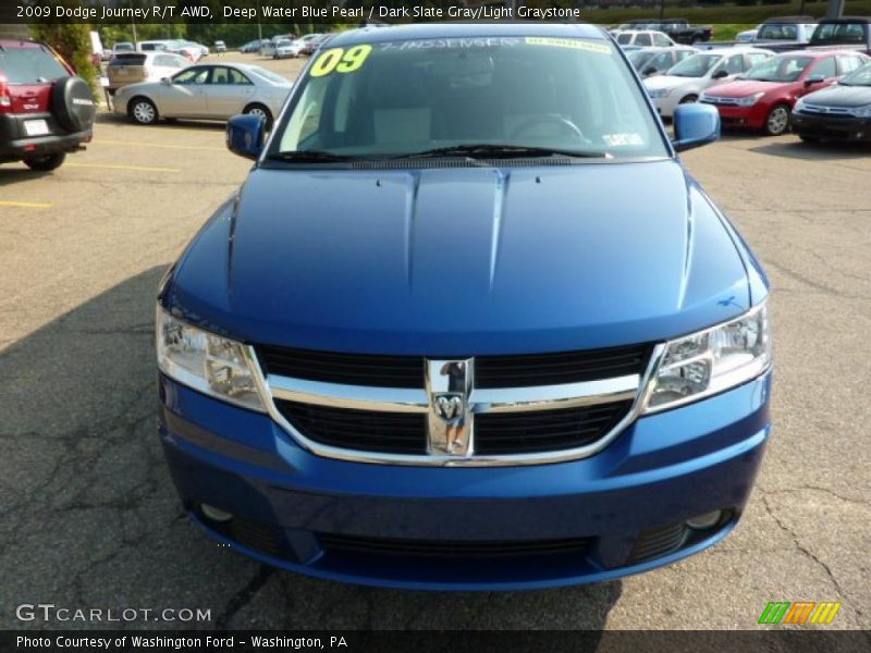 Deep Water Blue Pearl / Dark Slate Gray/Light Graystone 2009 Dodge Journey R/T AWD