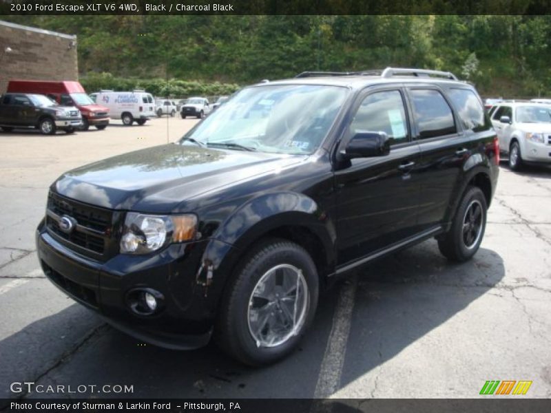 Black / Charcoal Black 2010 Ford Escape XLT V6 4WD