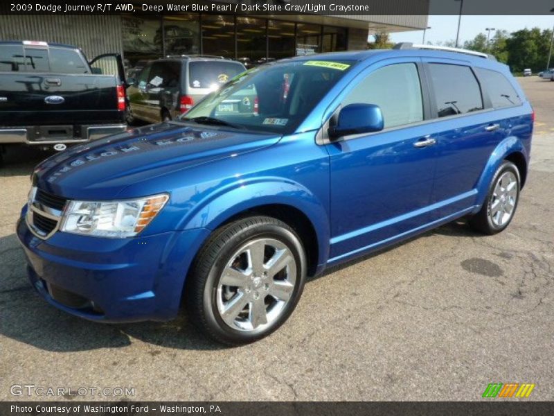 Deep Water Blue Pearl / Dark Slate Gray/Light Graystone 2009 Dodge Journey R/T AWD