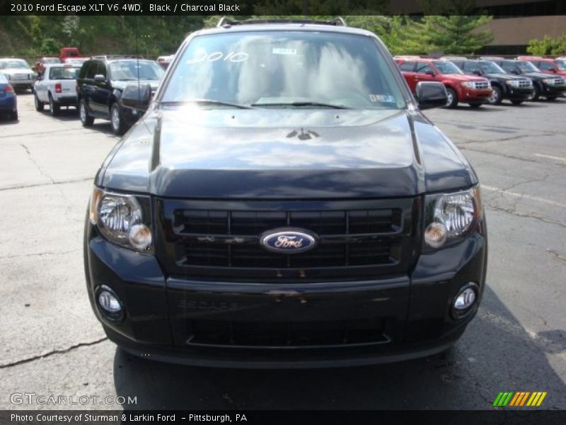Black / Charcoal Black 2010 Ford Escape XLT V6 4WD