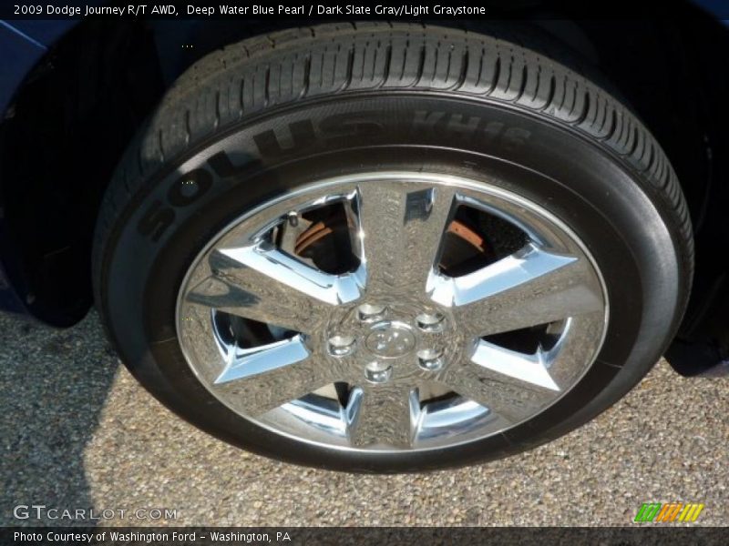 Deep Water Blue Pearl / Dark Slate Gray/Light Graystone 2009 Dodge Journey R/T AWD