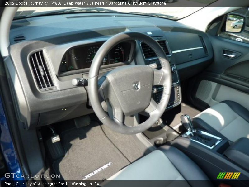 Deep Water Blue Pearl / Dark Slate Gray/Light Graystone 2009 Dodge Journey R/T AWD