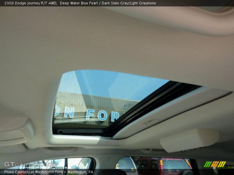 Deep Water Blue Pearl / Dark Slate Gray/Light Graystone 2009 Dodge Journey R/T AWD