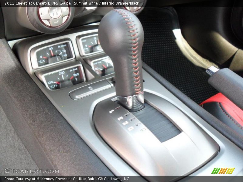 Summit White / Inferno Orange/Black 2011 Chevrolet Camaro LT/RS Coupe