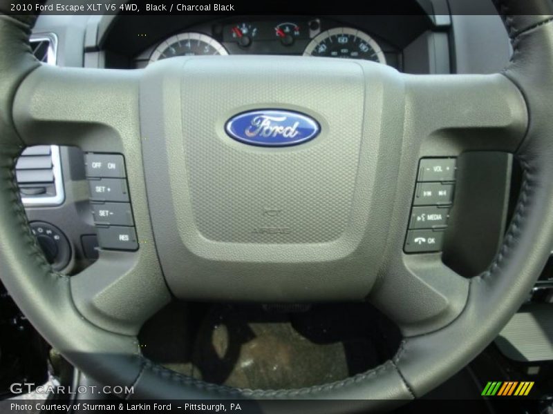 Black / Charcoal Black 2010 Ford Escape XLT V6 4WD