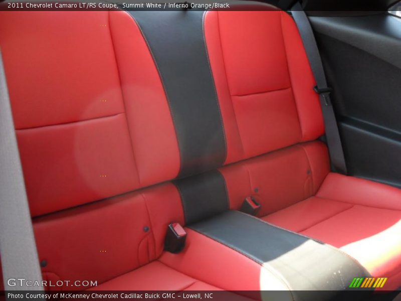 Summit White / Inferno Orange/Black 2011 Chevrolet Camaro LT/RS Coupe