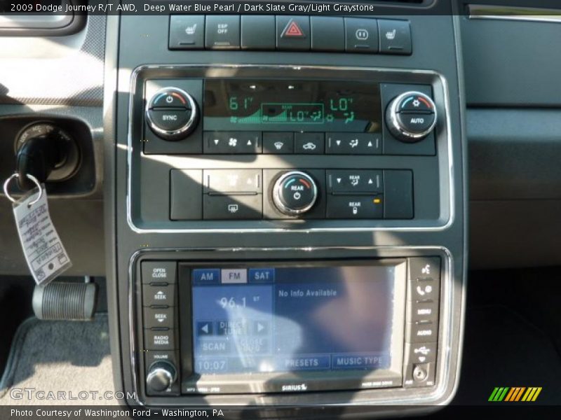 Deep Water Blue Pearl / Dark Slate Gray/Light Graystone 2009 Dodge Journey R/T AWD