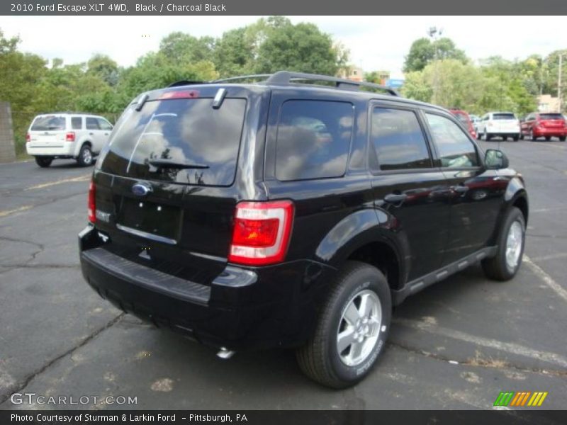 Black / Charcoal Black 2010 Ford Escape XLT 4WD